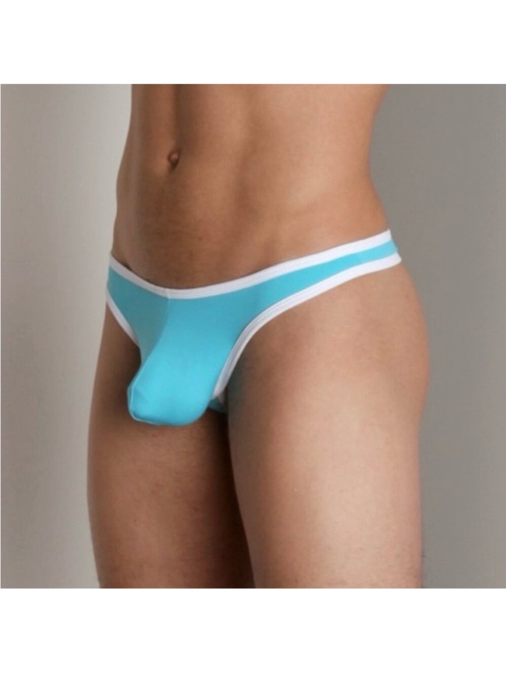 Tulio Men's Power Thong Blue M